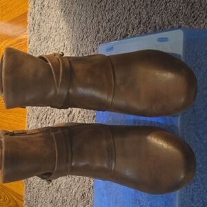 Brown ankle boots
